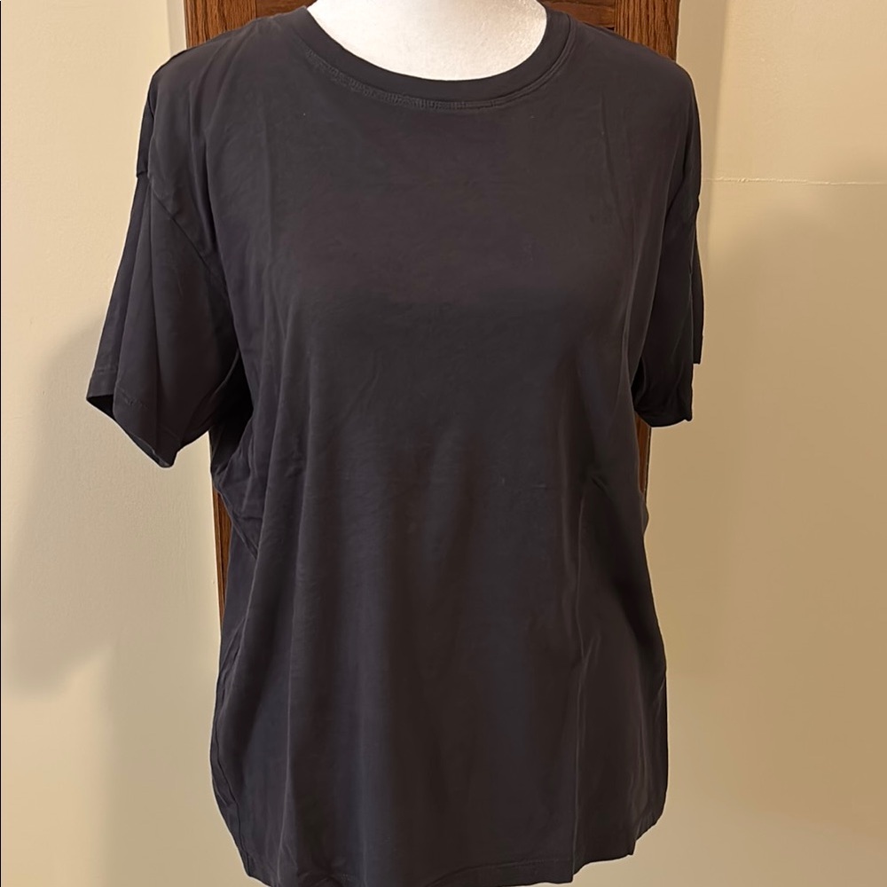 Madewell Softfade Cotton Tee in charcoal color - Small